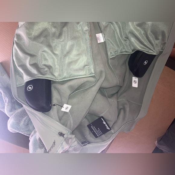 NWT Eddie Bauer All Over Print Sherpa Full Zip Fleece Lined Turtleneck - Picture 8 of 9